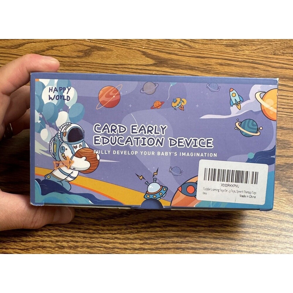 Happy World Card Early Education Device “blue”‎ Fully Develop Baby’s Imagination
